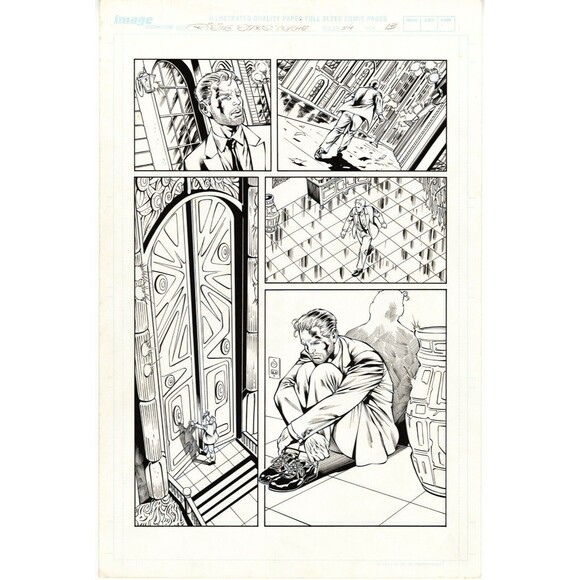 Original Comics Art Al Rio - Rising Stars Voices Of The Dead Top Cow Comics 2005 - Picture 1 of 1
